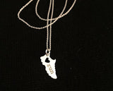 Love to run ketting in zilver