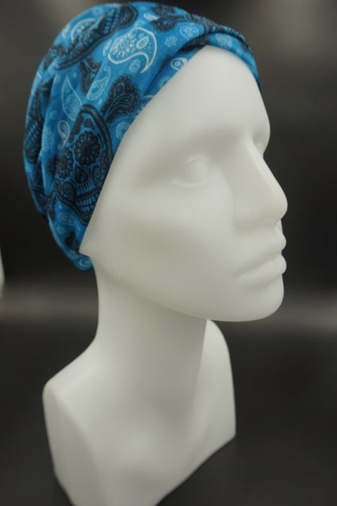 Bandana Blue Skull!